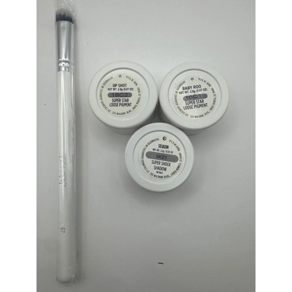 ColourPop Super‎ Shock Shadow Loose Pigments and Brush Set NEW
